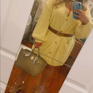 Over sized sweater/cardigan dres size 2x designer byegreis